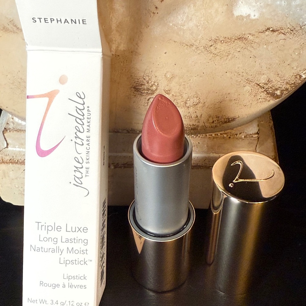 Jane Iredale Triple Luxe Long Lasting Naturally Moist Lipstick‎ Stephanie 0.12oz